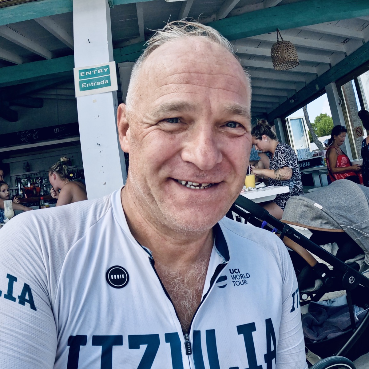 Friedhelm Fischer, Bike Fritz, im Radtrikot